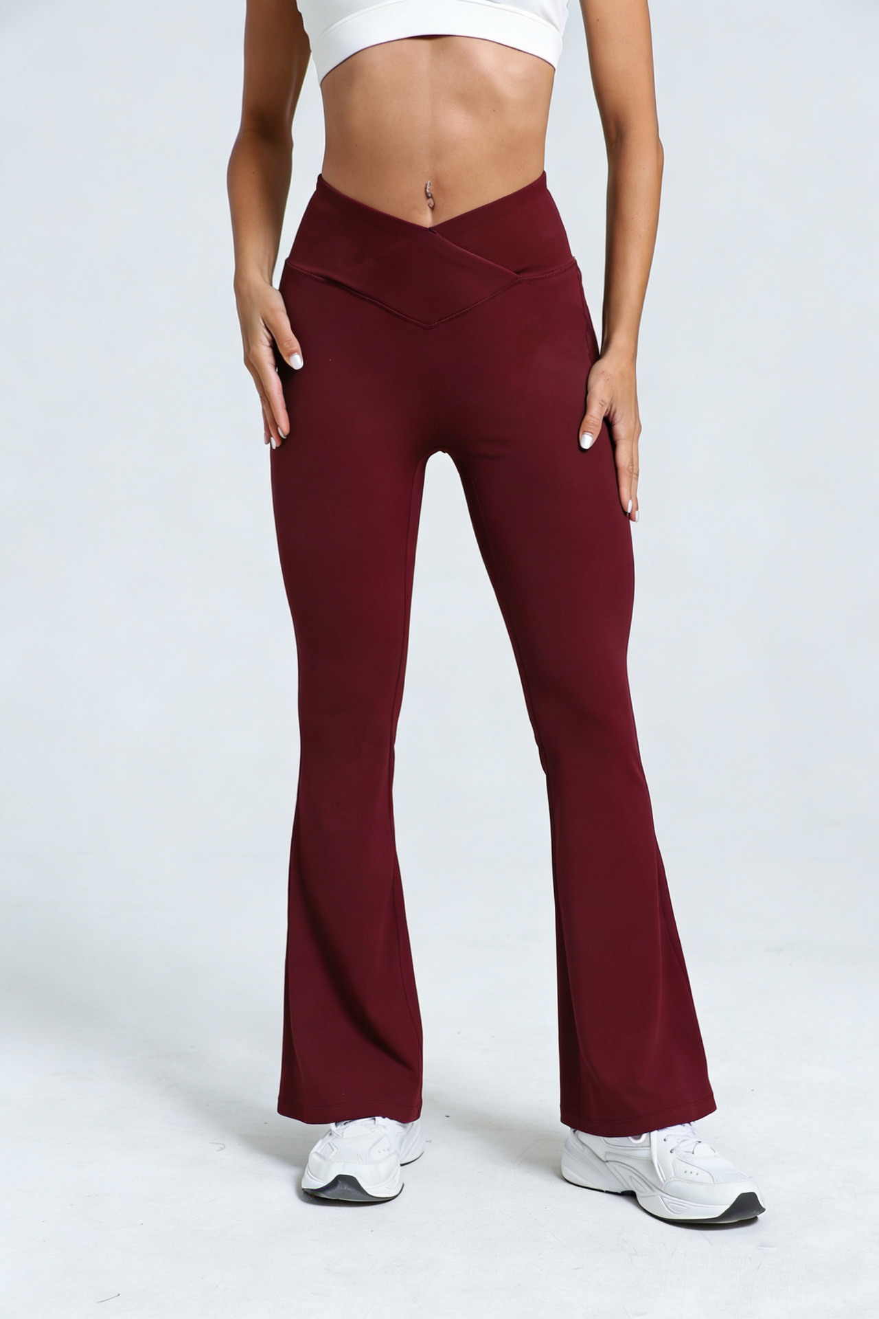 Nuevos pantalones transfronterizos europeos y estadounidenses de alta popularidad, pantalones deportivos de yoga al aire libre, pantalones para mujeres.