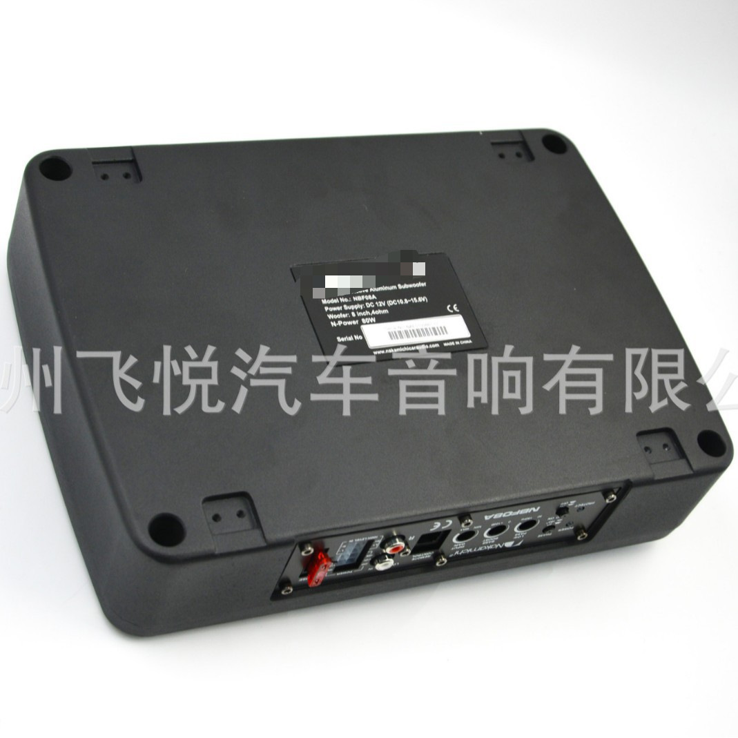 Manufacturer Wholesale Car Audio 12V High Power 1000W Active 8inch Car Ultra-Thin Cannon Subwoofer Nbf08A