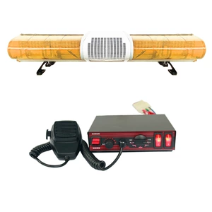 High-power LED roof warning light strobe light 1.2m 1003H strobe light + speaker + siren JH200E