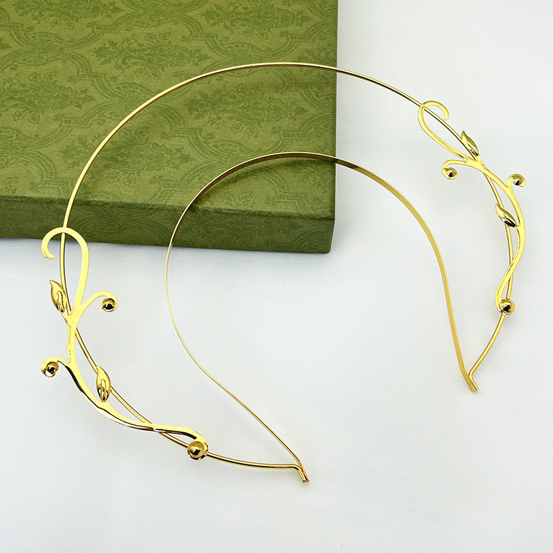 New Hanfu Virgin Aura Hair Crown DIY Antique Tree Vine Hair Accessories Electrophoretic Plating Crown Hair Band Accessories