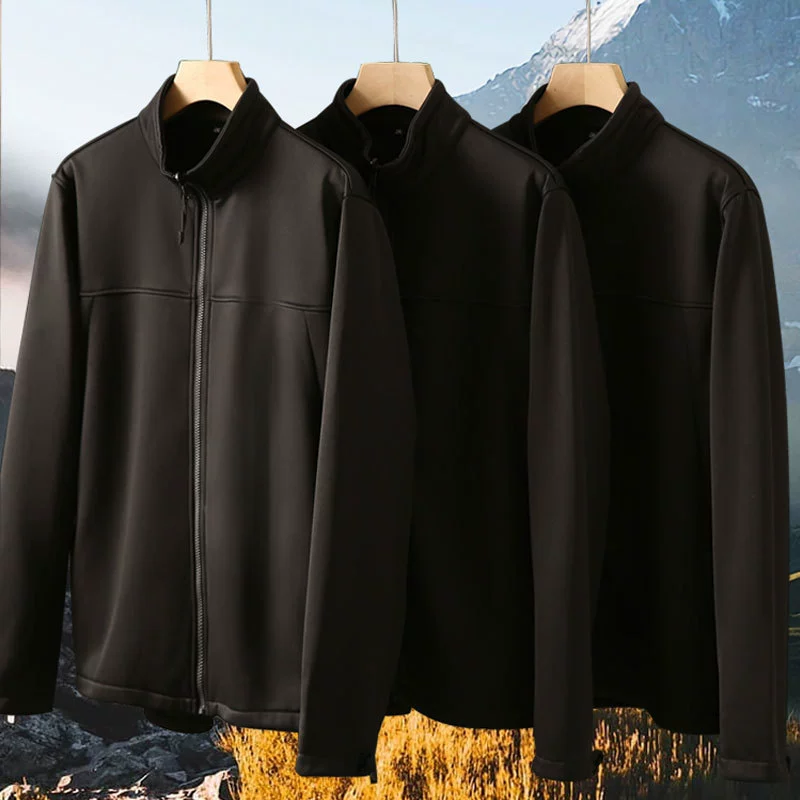 Однотонный вязаный кардиган без пиллинга, не выцветающий, весна и осень, дышащий, приятный для кожи, повседневный высокоэластичный свитер для бега на открытом воздухе для мужчин