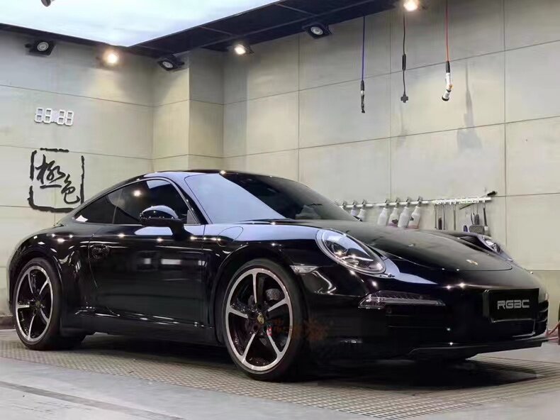 Car TPU ultra-bright crystal piano high-gloss black full car paint protection film, color change film, self-healing anti-scratch car wrap