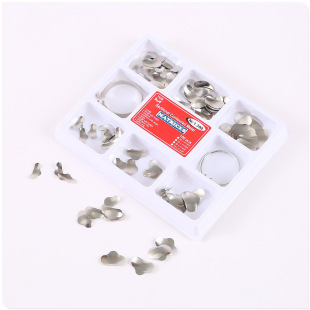 Dental Forming Sheet Stainless Steel Bean Flap Sheet Forming Sheet Forming Piece Elastic Tooth Wedge Dental Oral Material