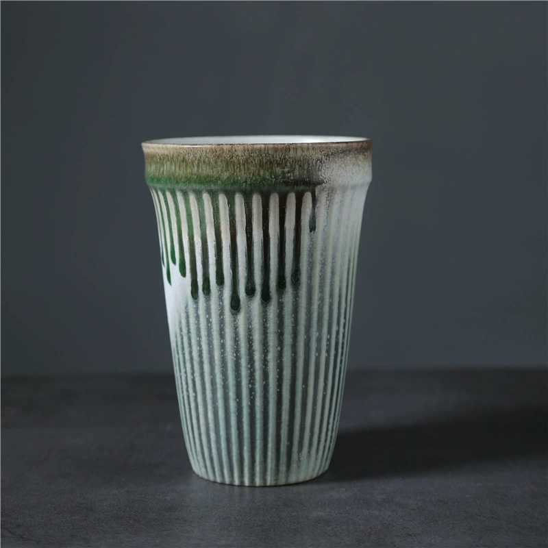 Alien ceramic cup high -value coffee cup retro Mark cup cross -border supply irregular cup rough pottery cup