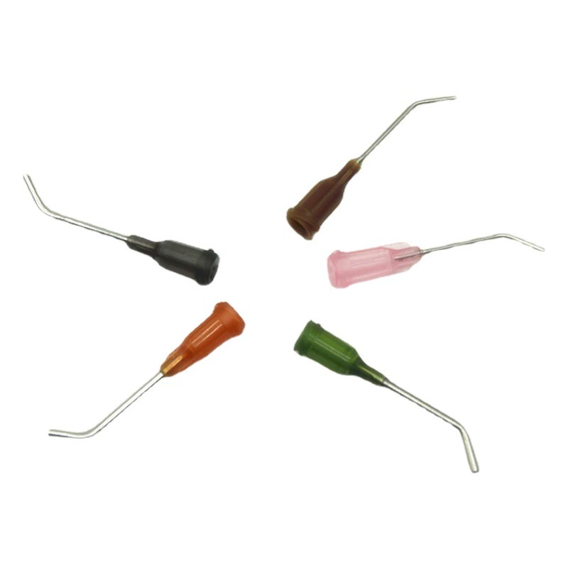 1,5-дюймовый пластиковый седельный винт из нержавеющей стали гибочная игла 45 градусов 30 градусов 60 градусов изгиб иглы сопло диспенсер гибочная игла