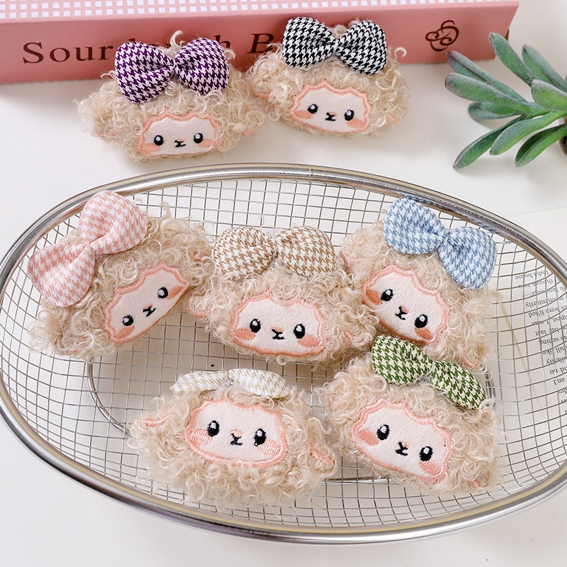 Cartoon Lamb Plush Brooch, Cotton-filled Accessories For Shoes, Socks,...