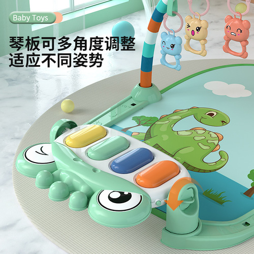 Pedal piano newborn baby toys 0-1 years old fitness stand for boys and girls early education puzzle 3-6 months