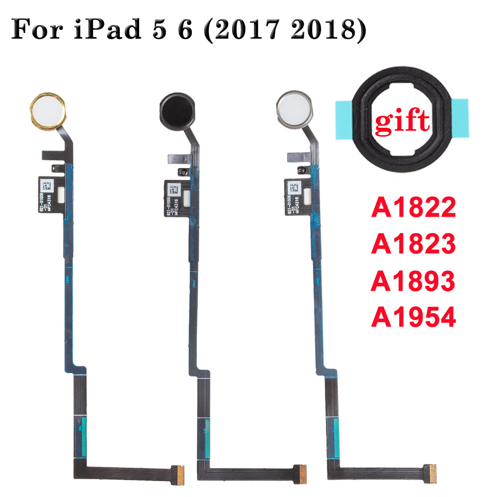 返回键排线适用于ipad 5 2017指纹排ipad 6 2018按键维修更换