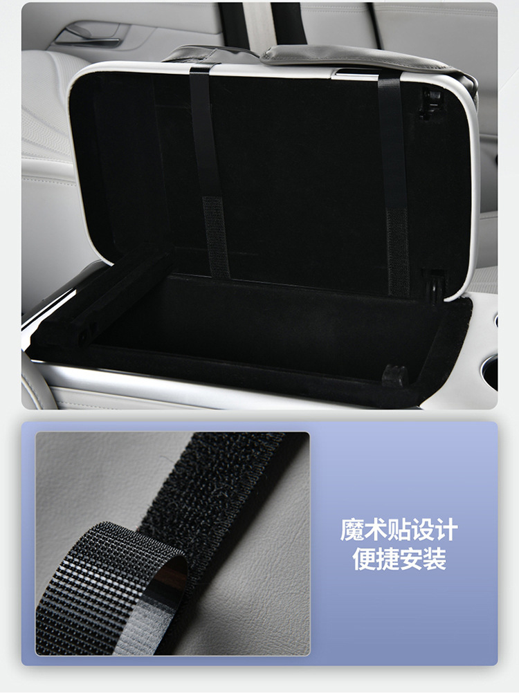 Suede Car Armrest Box Pad, Car Central Console Cover, Universal Elbow Rest, Center Console Protective Cover
