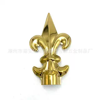不锈钢外插枪头 欧式装饰枪尖围栏大门防攀爬枪头隔离栏护栏矛头