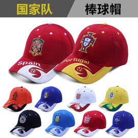 俱乐部足球鸭舌帽阿根廷巴西西班牙切尔西皇马尤文利物浦帽子批发