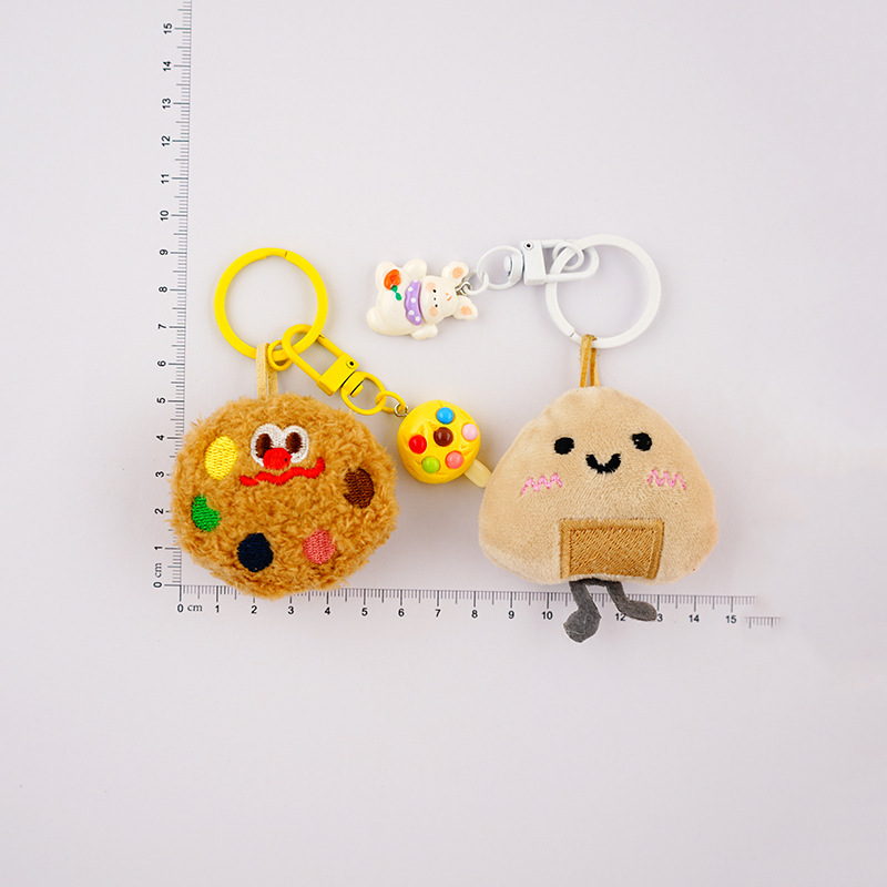 Ins curación gatito llavero suerte bolsa mochila pareja colgante nube oso felpa muñeca llave del coche