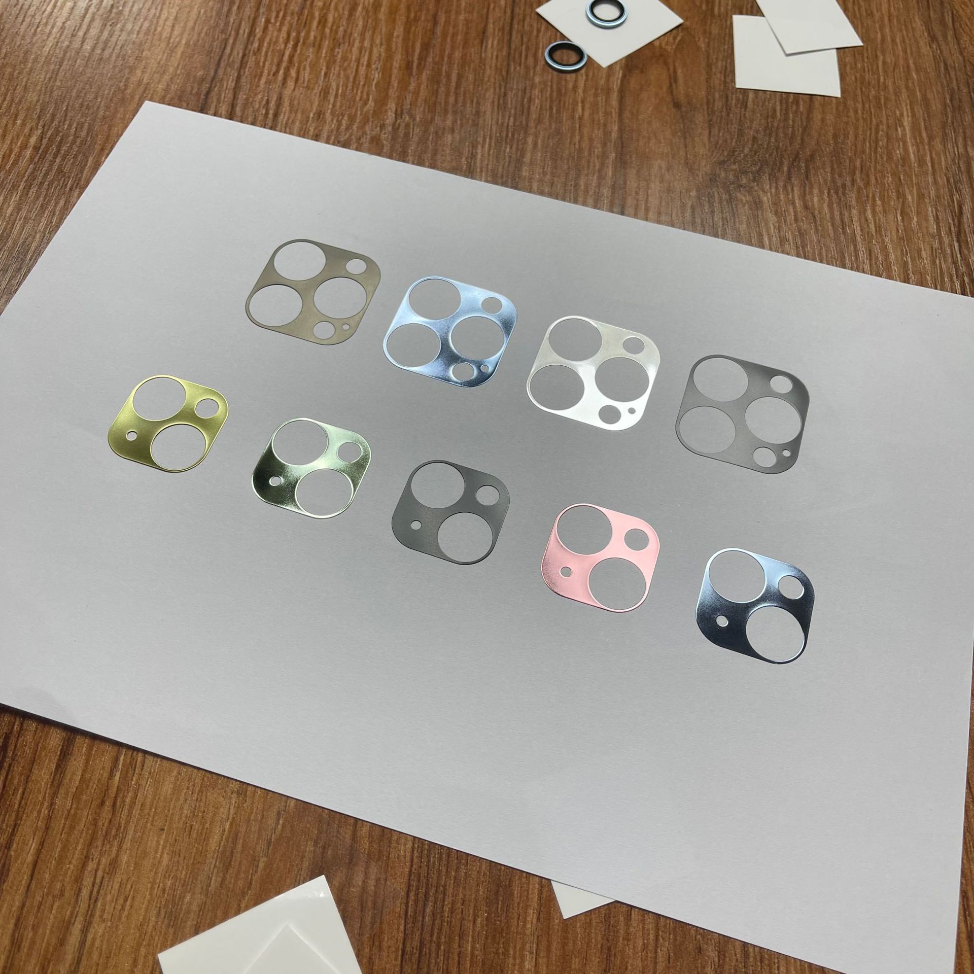 Adecuado para iPhone15 protector de la película de la lente de metal base 0,8 de espesor apple 15Pro original máquina de color base de la lente