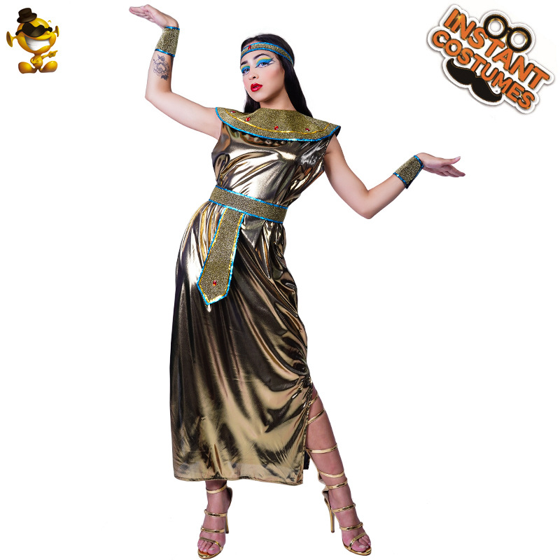 Adulto de las mujeres Cleopatra traje Cosplay egipcio partido etapa rendimiento traje