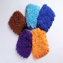 洗车擦车拇指手套汽车用品珊瑚绒超细纤维工具车载汽车美容工具