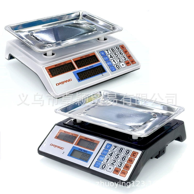 Новые трансграничные портативные коммерческие электронные весы 40 кг высокоточные настольные весы Малые кухонные фруктовые весы