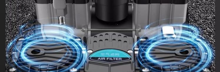Oil-free, silent air compressor, air pump, high-power, fast inflation, 220V, portable air pump