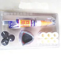 Cue аксессуары бильярдные принадлежности черный восемь фантазии Cue Billiard Cue кожаная голова Блистер ремонтная коробка