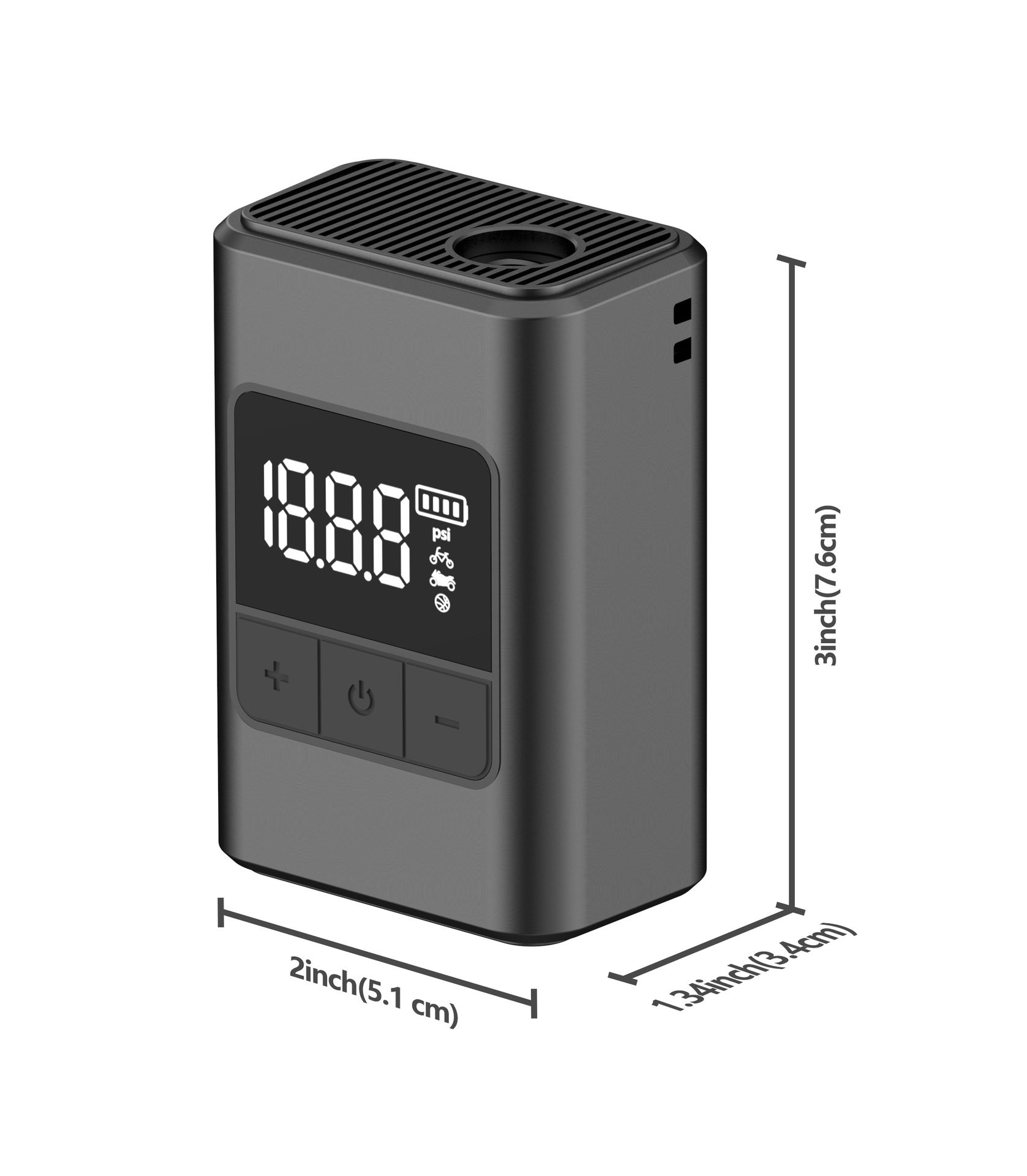 Mini Road Bike Electric Pump Portable Car-Mounted Handheld Smart Air Pump Wireless Electric