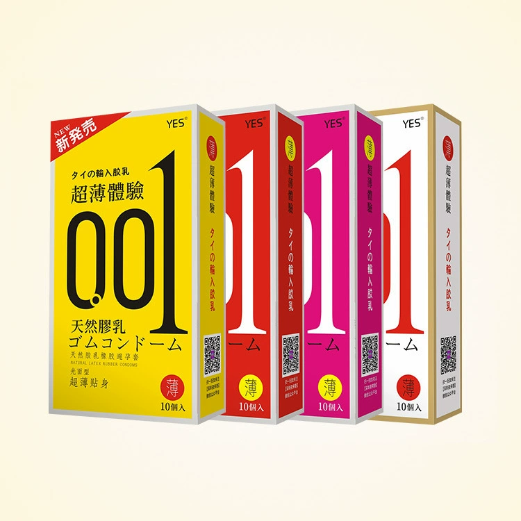 Презерватив Ye Lai Xiang 001 ультратонкий опыт, 10 шт, автоматическая торговая точка, единичная упаковка