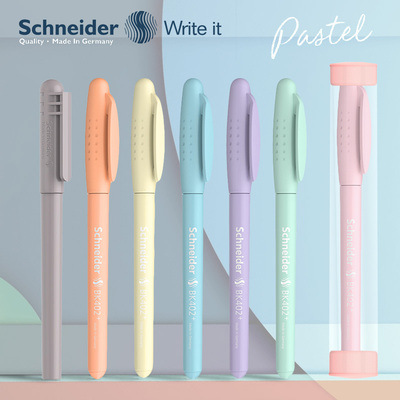 Alemania importó Schneider pluma BK402 + macaron la práctica de caligrafía varilla color EF punta escuela primaria para tres años