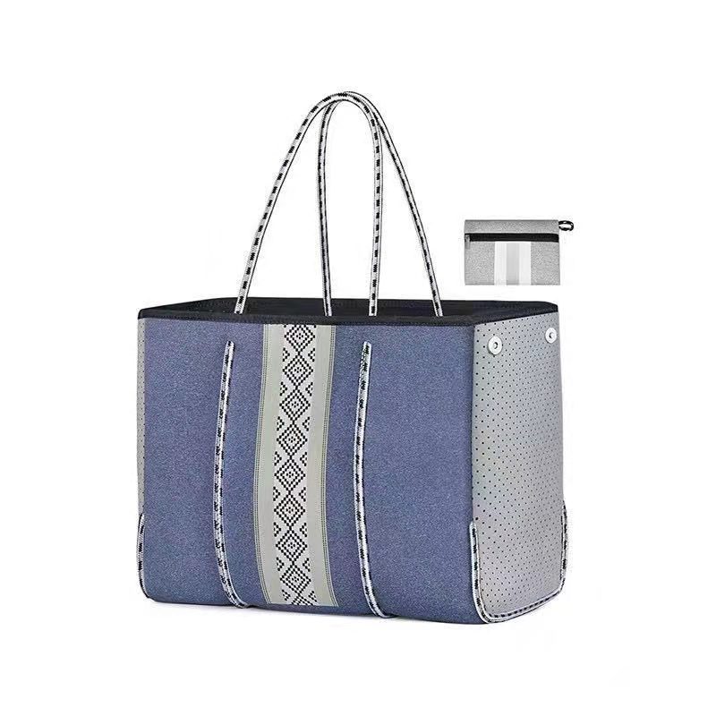 Bolso de playa de neopreno ligero para mujer