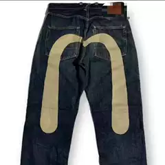 European and American Hip-Hop American Year Classic Niche Ins Printed Men's and Women's Loose Fashionable Jeans Straight Casual Pants