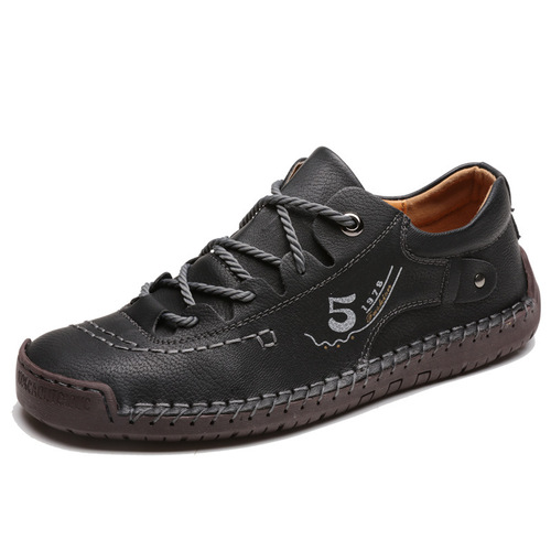 Men's Casual Leather Shoes Large 45 Youth Korean Version Versatile Fashion Men's Shoes 46 Summer 47 British Autumn/Winter Trendy Shoes 48