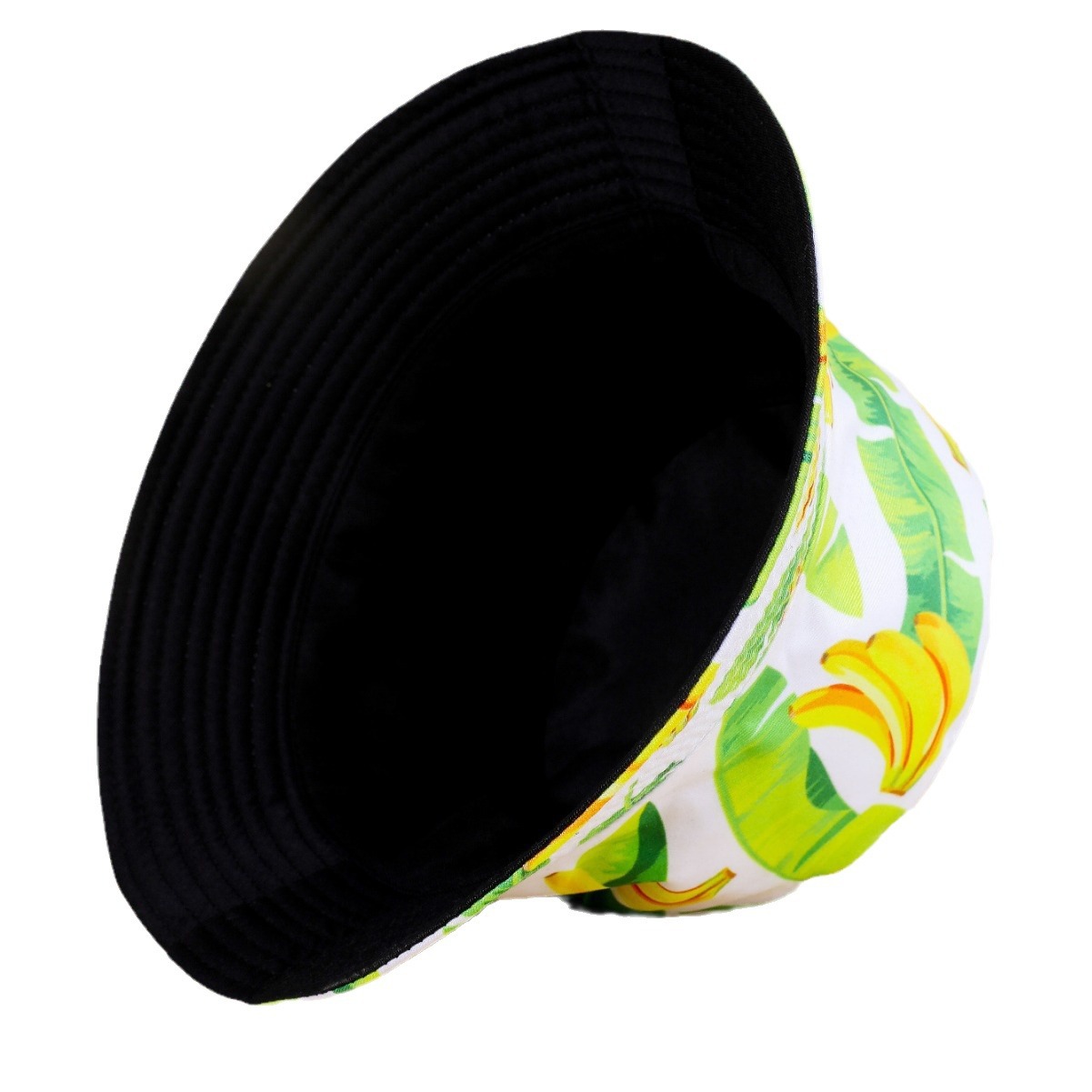 Nuevo creativo impreso fruta patrón pescador sombrero mujer verano al aire libre ocio sol sombrero salvaje cuenca sombrero