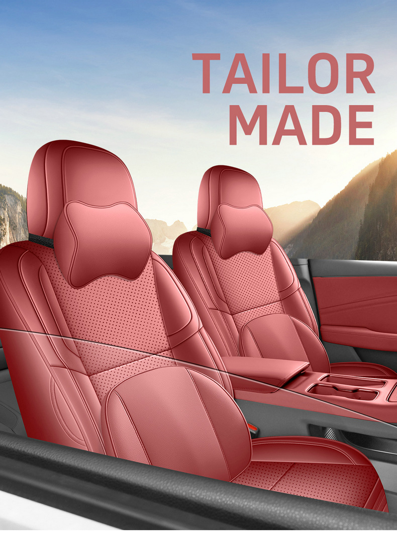 Suitable for Hongqi HS6 PHEV, 26 models of Hongqi HS6 car seat covers, full-coverage Nappa leather seat covers