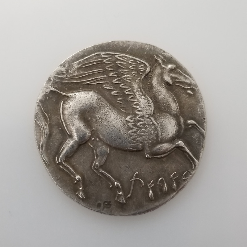 Antique Crafts Greek Coins Copper Plated Silver Old Silver Dollar Silver Round Wholesale # 3387 Antique Crafts Greek Coins Copper Plated Silver Old Silver Dollar Silver Round Wholesale # 3387
