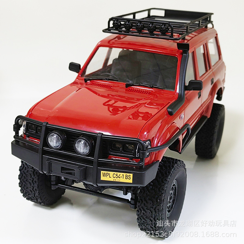 Transfronterizo travieso C54-1 de dragón Toyota tierra patrulla LC80 tracción a las cuatro ruedas RC control remoto vehículo todoterreno 1:16 modificación del modelo de escalada
