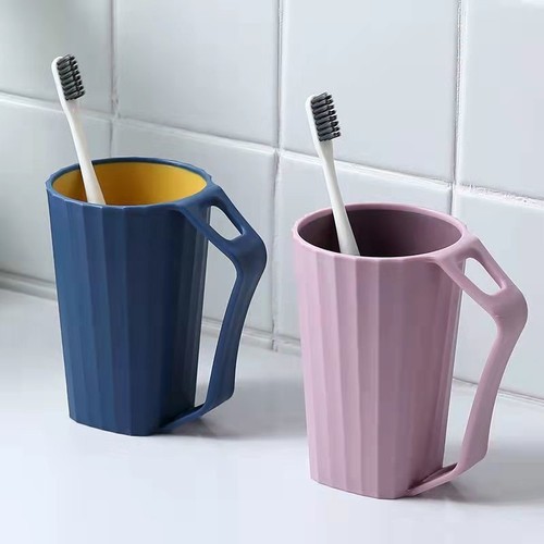 Minimalist upside-down toothbrush cup, integrated storage couple's toiletries cup, dormitory student toothbrush cup with handle