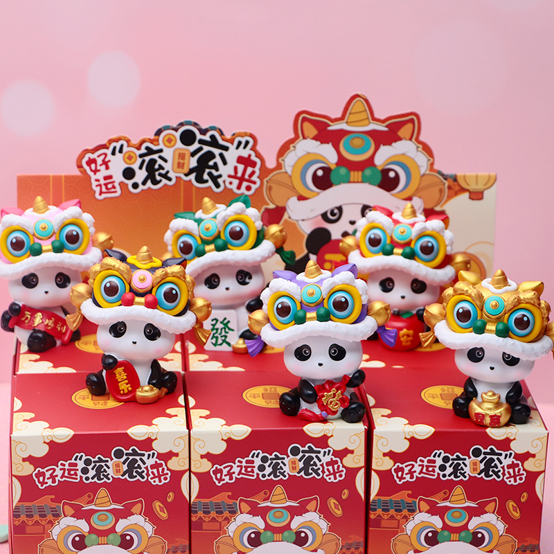 A050 판다 행운을 빌어요 블라인드 박스 [6팩]