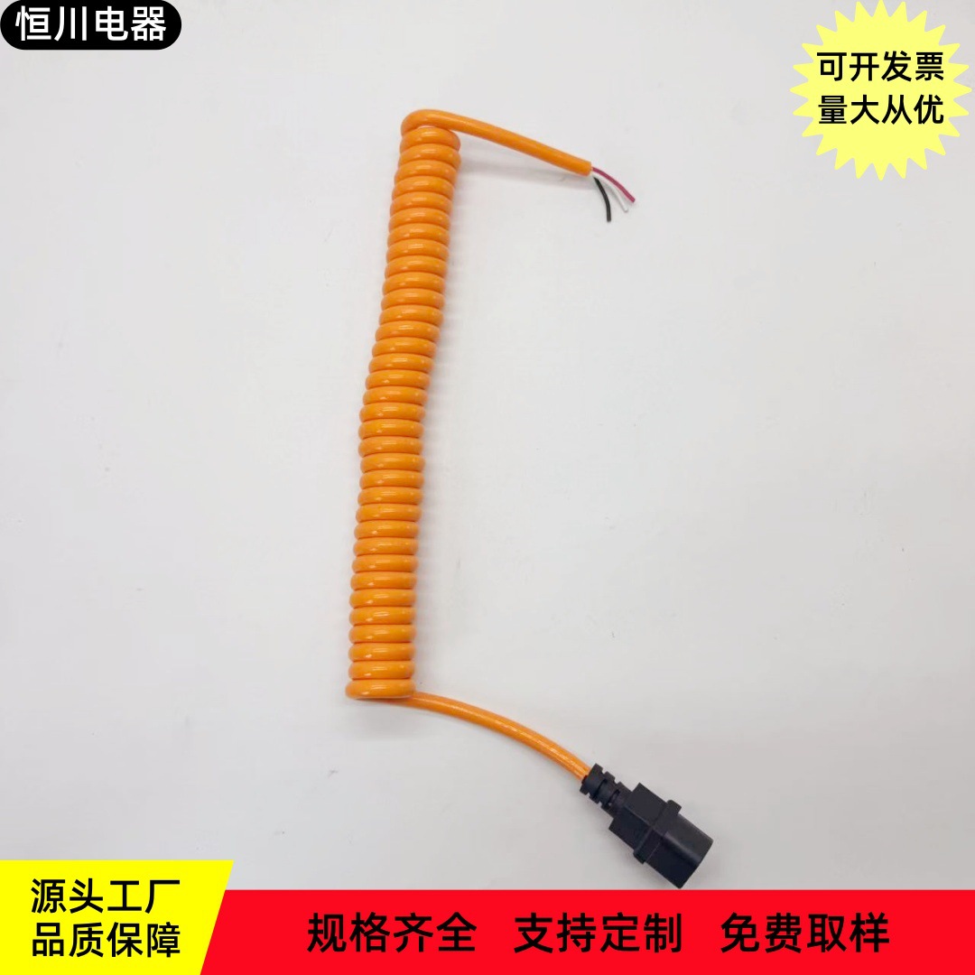 弹簧线 3芯电话线 AC伸缩电缆线 5芯高枝锯螺旋线 灯塔扁平弹弓线