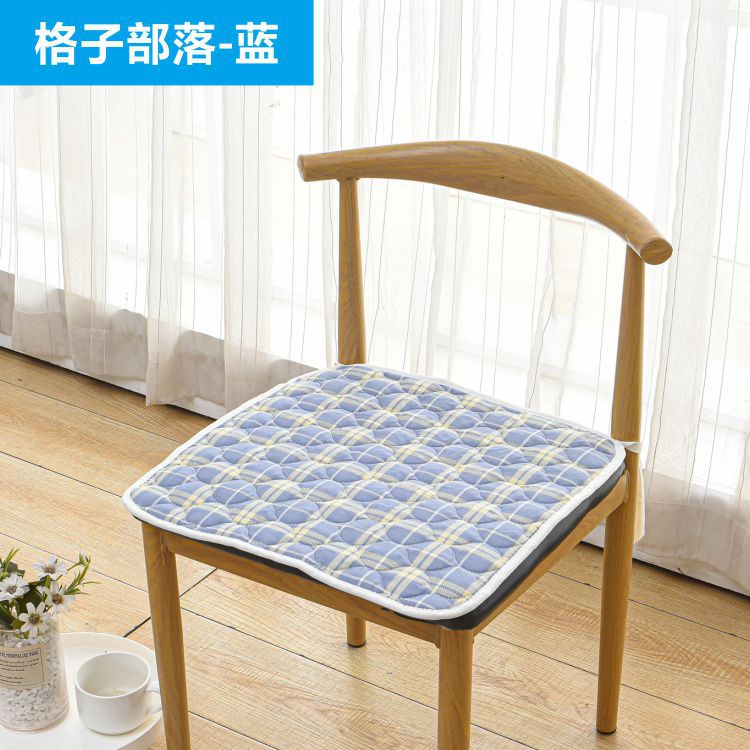 격자 무늬 부족 블루