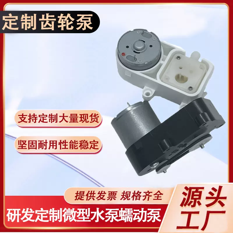 300齿轮泵 微型齿轮泵 皂液泵 消毒凝胶机泵