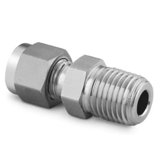 Swagelok世伟洛克SS-6M0-1-2RT卡套管接头6mm外径x ISO外螺纹连接