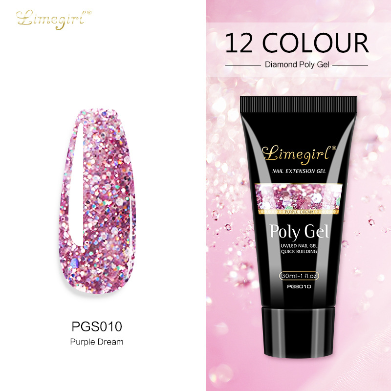 30ML uñas arte papel libre titular extensión rápida modelo de cristal pegamento indoloro UV extensión pegamento indoloro fototerapia cristal pegamento