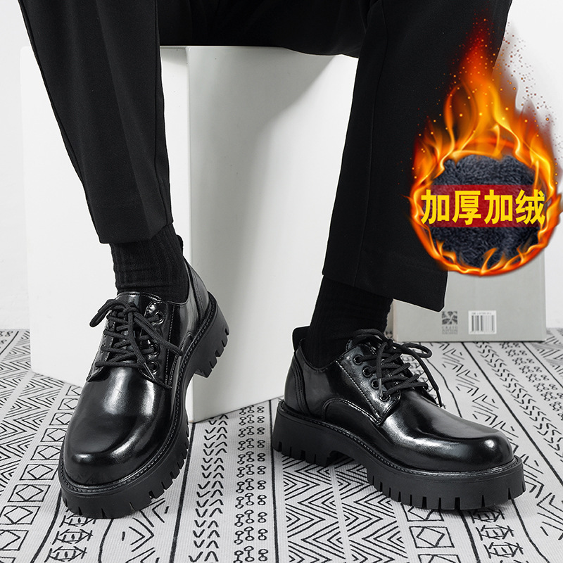 [Genuine Leather] Summer Casual Large Size Shoes, Formal Business Shoes with a High-End Feel, British Derby Men's Leather Shoes
