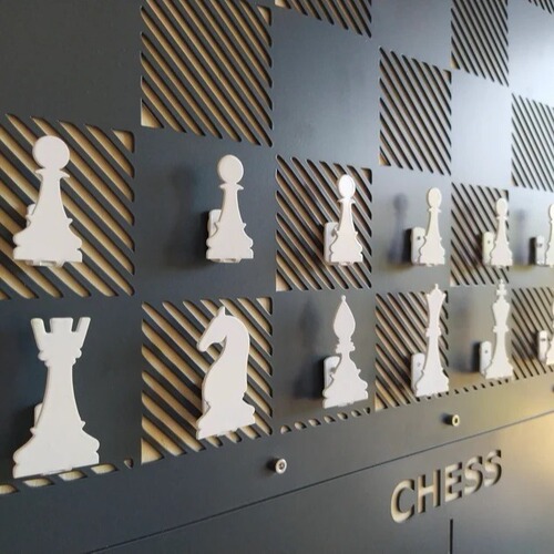 Cross-Border Giant Wall Chess Magnetic International Chess and Checkers Set