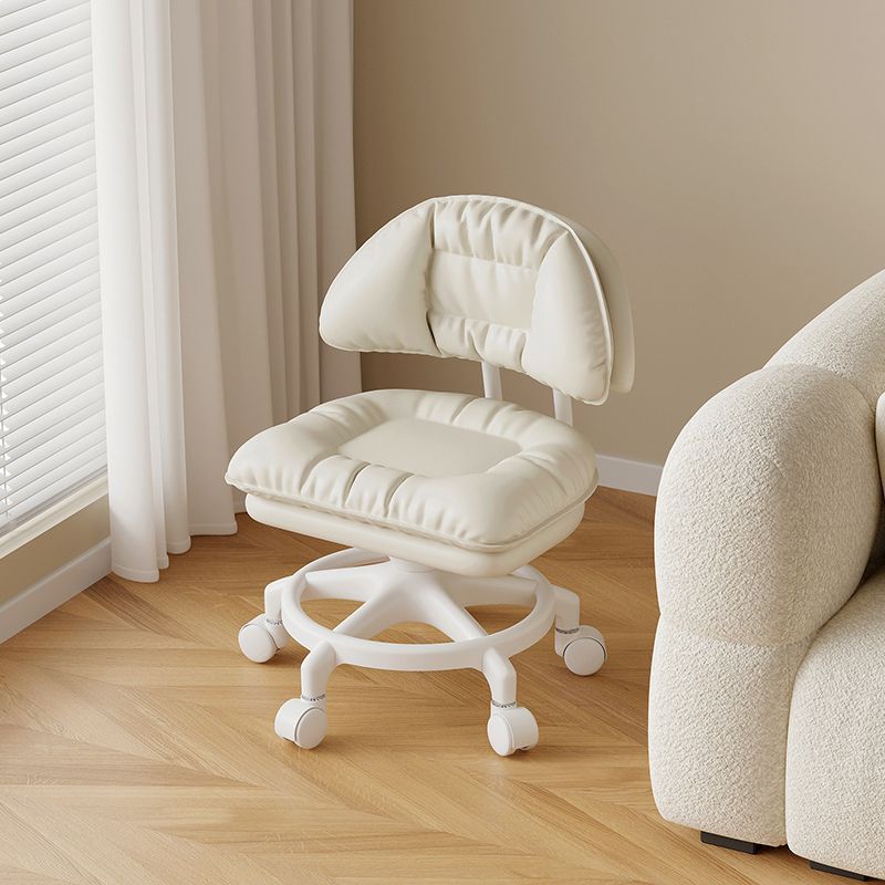 Rueda universal taburete pequeño taburete bajo para niños adultos respaldo doméstico polea taburete de cambio de zapatos taburete anti-rollback silencioso