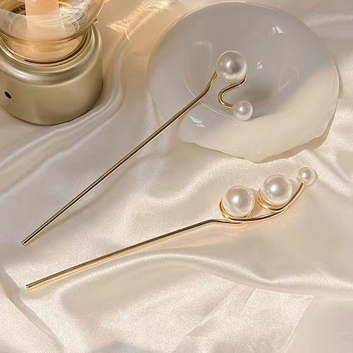  new high-end pearl hairpins for women, modern simple hairpins, internet celebrity hairpins, hair accessories, headwear wholesale