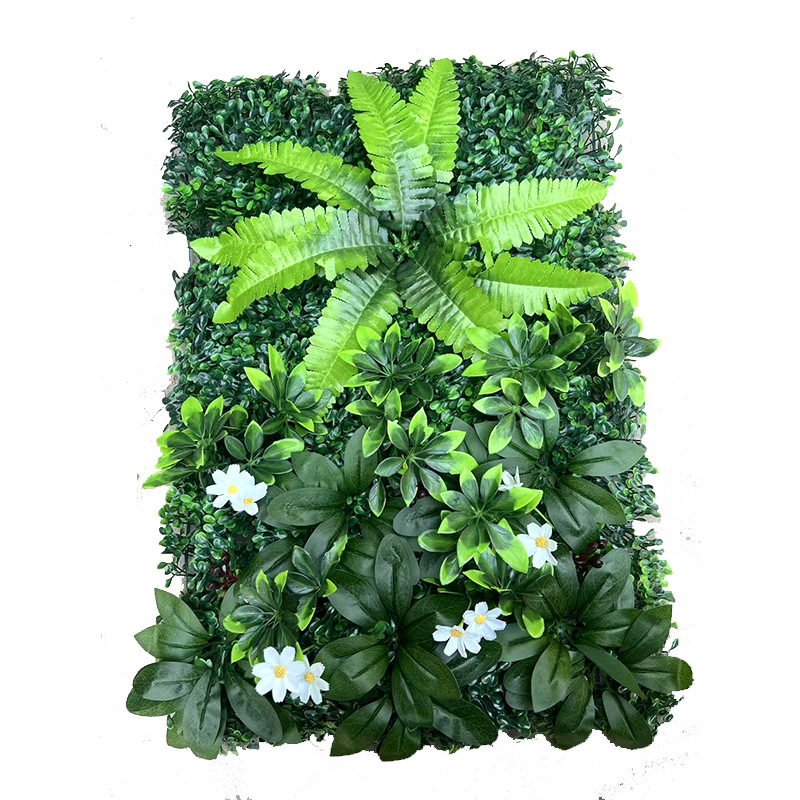 Amazon venta caliente transfronteriza simulación Milán césped planta pared fondo pared decoración falso césped fábrica al por mayor