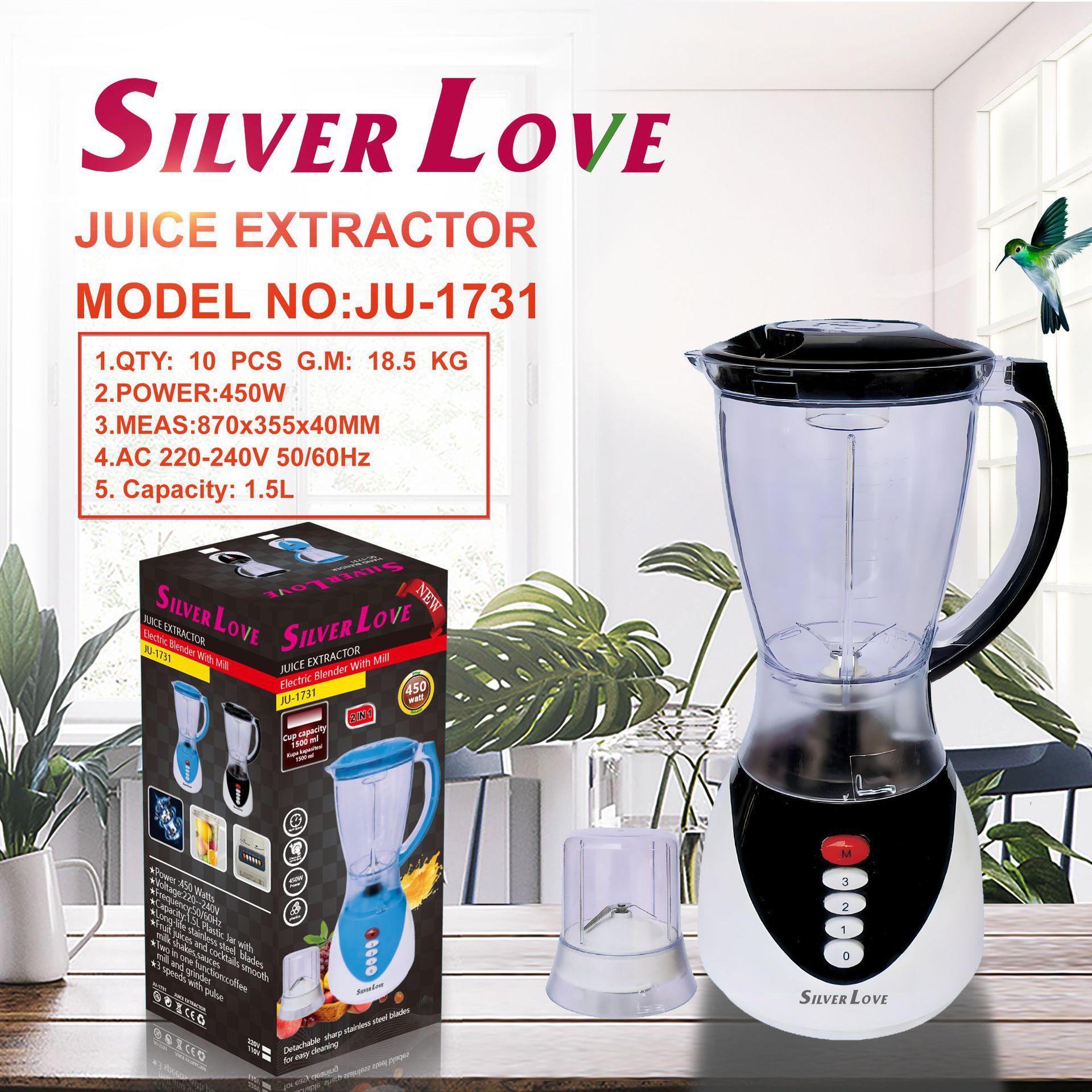 Mezcladora doméstica transfronteriza máquina multifuncional de cocina jugo máquina de jugo trituradora de hielo mezcladora máquina de arena y hielo máquina de rompe paredes