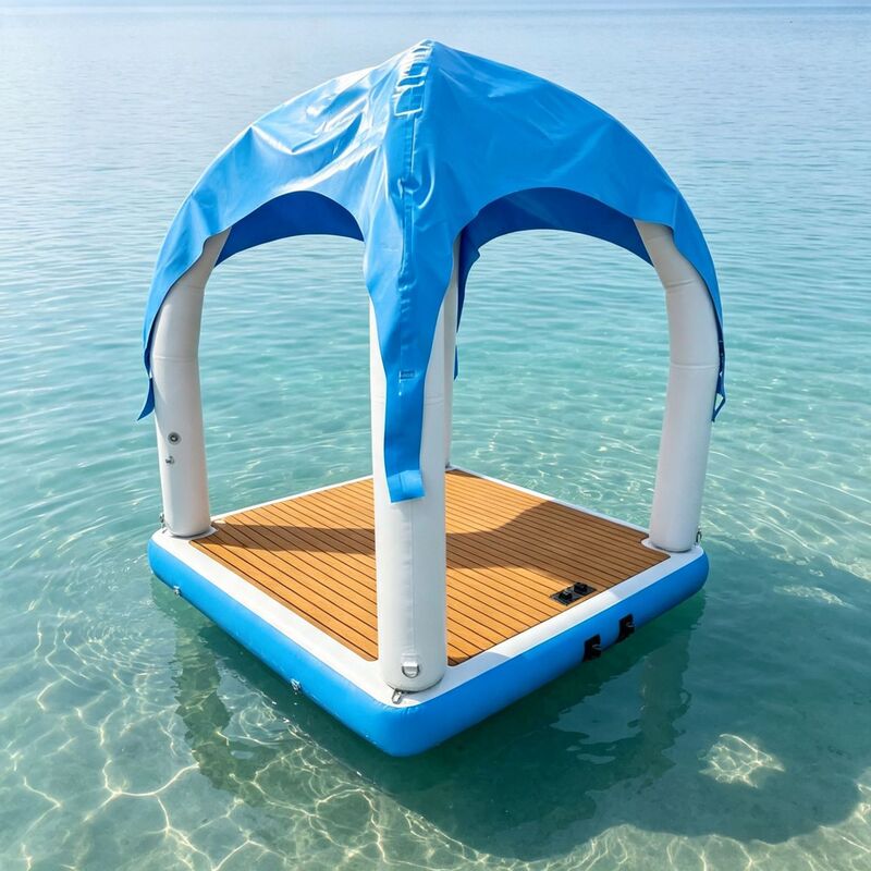 Sunshade Canopy, Inflatable Water Floating Island, Brushed Floating Board, Outdoor Swimming Pool Floating Dock Sunshade Canopy, Inflatable Water Floating Island, Brushed Floating Board, Outdoor Swimming Pool Floating Dock