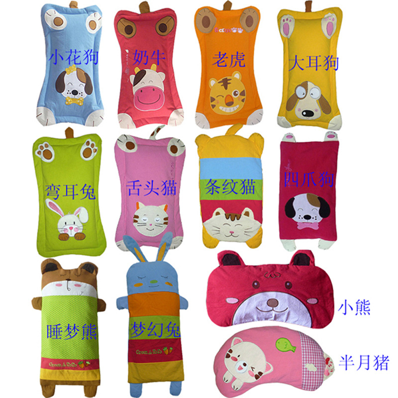 Infant and Toddler Small Korean Style Children's Pillowcase Cartoon Washable Cotton Baby Pillow Core Cover Qingdao Pillowcase