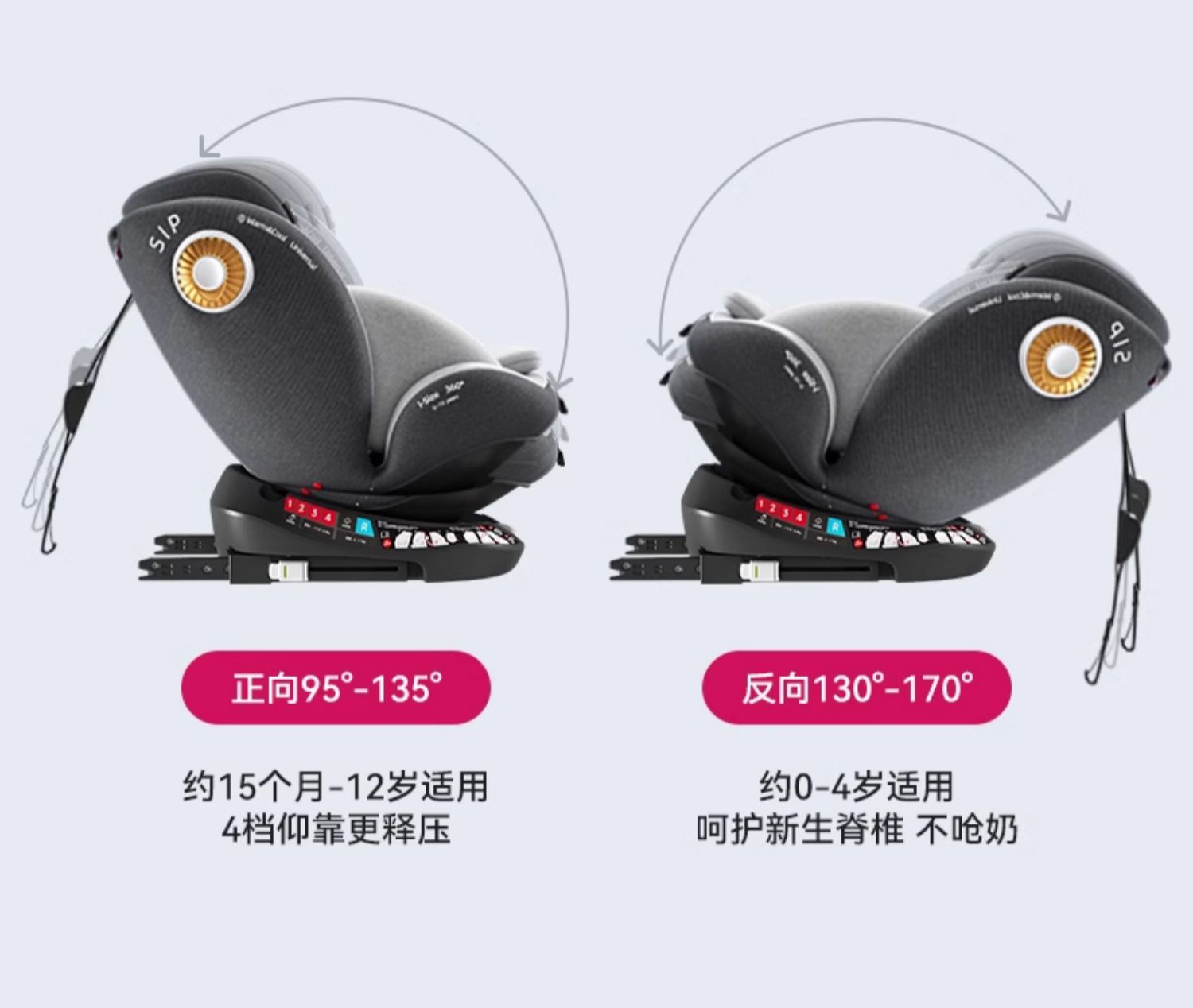German Children's Car Seat Car-Mounted Newborn Infants and Toddlers