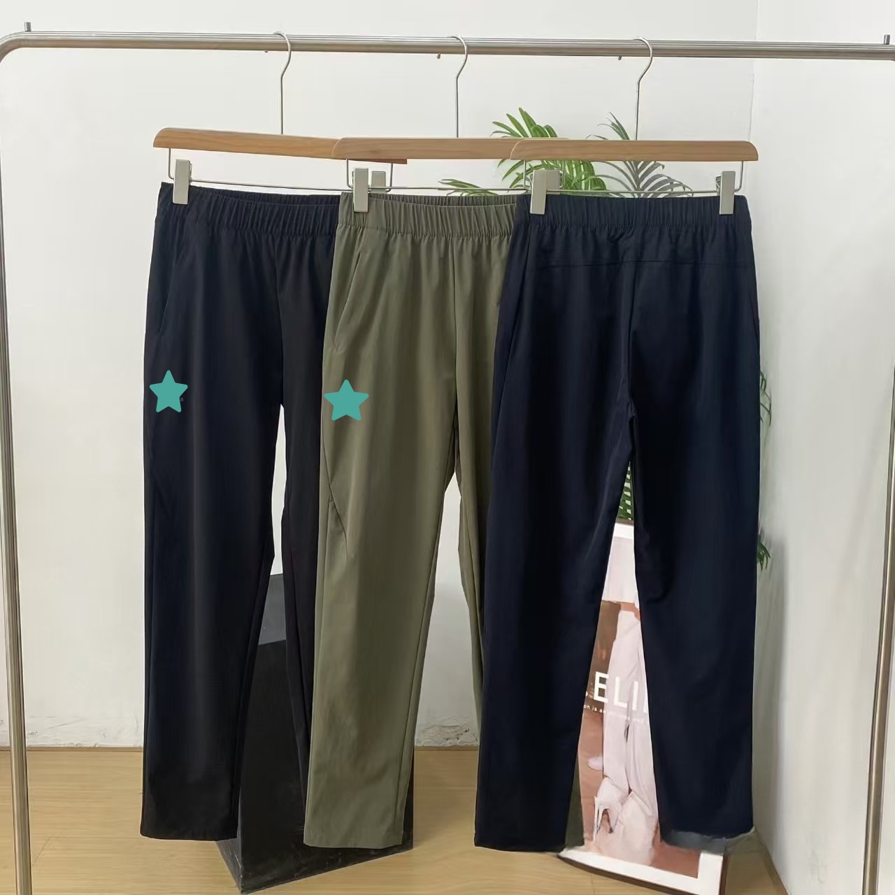 凯＋高品质25夏季新款女士速干弹力透气速干舒适户外运动休闲裤潮
