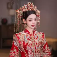Свадебная одежда Ming Han свадебная одежда свадебный головной убор Fengguan новый китайский свадебный аксессуар для волос